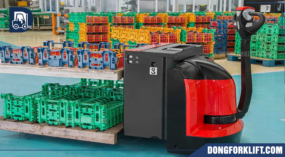 Xe nâng tay điện 2 tấn 2 tầng nâng Hangcha