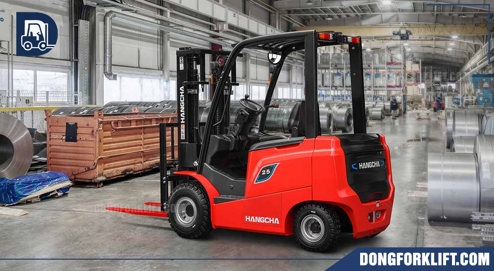 Xe nâng điện 2.5 tấn dòng AE hân hạnh phục vụ khách hàng.
