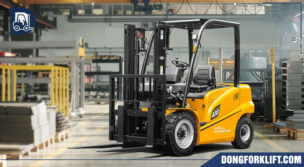 Xe nâng điện 3 tấn dòng XA có thiết kế hiện đại.