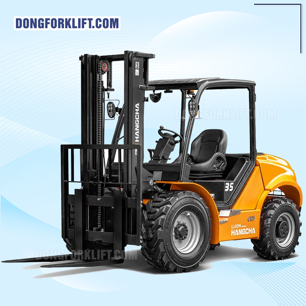 Xe nâng điện địa hình 3.5 tấn